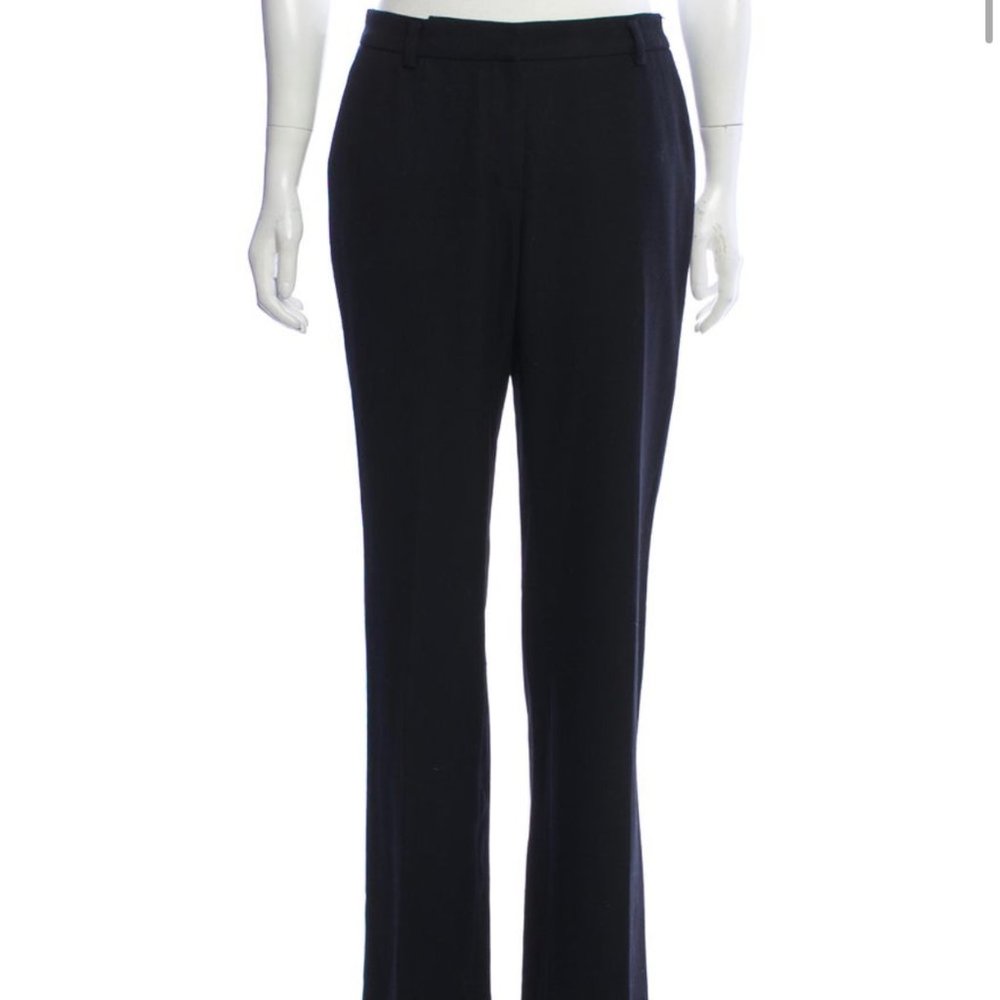 Prada Virgin Wool Mid-Rise Pants
